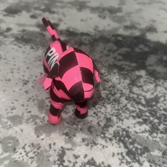 Pink Victoria secret pink and black stripped dog - Picture 3 of 4